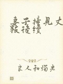 妻子撞见丈夫背叛后续