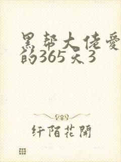 黑帮大佬爱上我的365天3