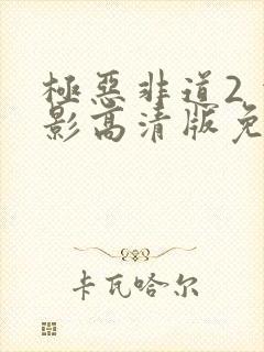 极恶非道2 电影高清版免费观看封面