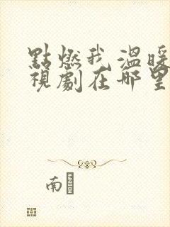 点燃我温暖你电视剧在哪里看