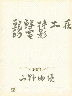 朝鲜特工在韩国的电影