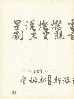 星汉灿烂 电视剧 免费观看