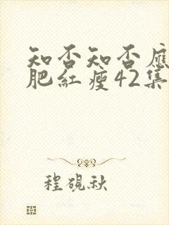 知否知否应是绿肥红瘦42集