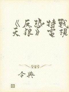 《反恐特战队之天狼》电视剧