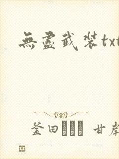 无尽武装txt封面