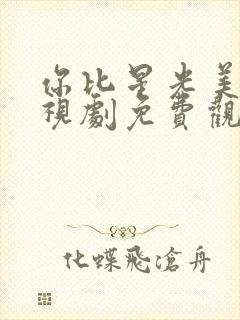 你比星光美丽电视剧免费观看策驰