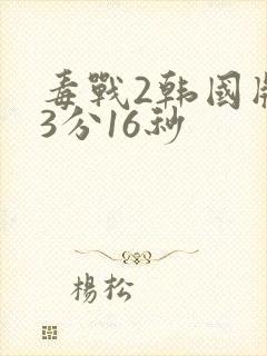 毒战2韩国版33分16秒