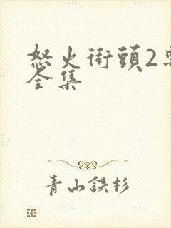 怒火街头2粤语全集