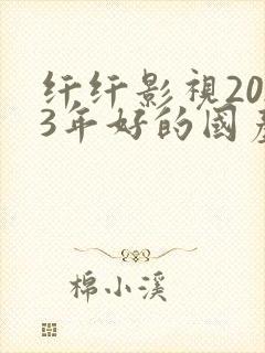 纤纤影视2023年好的国产电视剧
