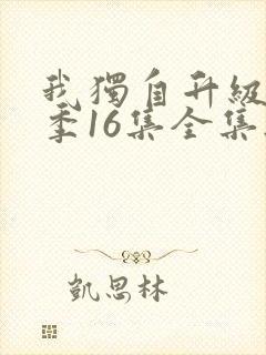 我独自升级第二季16集全集无删减版