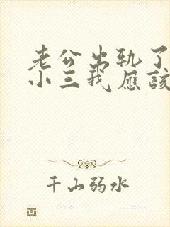 老公出轨了面对小三我应该怎么做封面