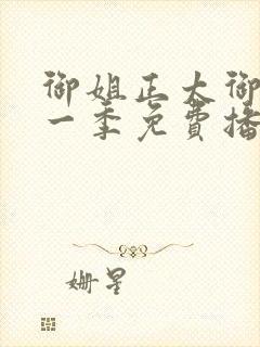 御姐正太御姐第一季免费播动漫