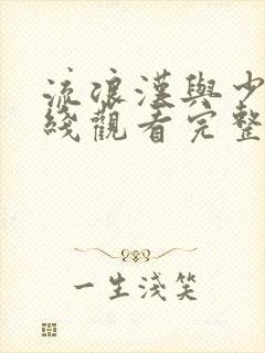 流浪汉与少女在线观看完整电影封面