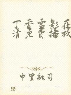 丁香电影在线高清免费播放电视剧