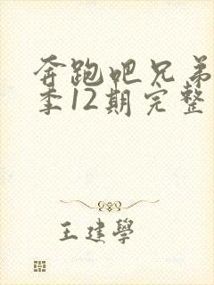 奔跑吧兄弟第三季12期完整版免费