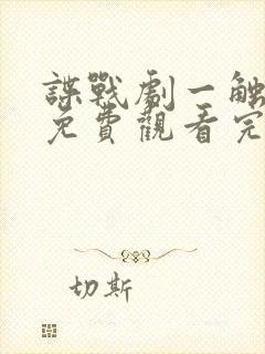 谍战剧一触即发免费观看完整版