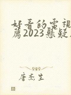 好看的电视剧推荐2023悬疑剧