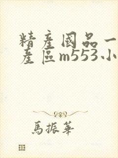 精产国品一二三产区m553小说