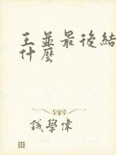 王并最后结局是什么