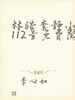 林皓李静小说1112章免费阅读