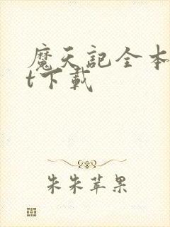 魔天记全本txt下载封面