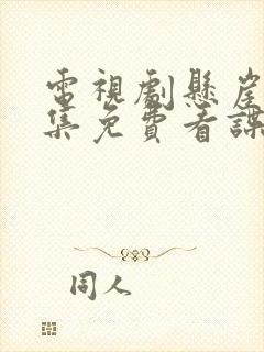 电视剧悬崖40集免费看谍战网