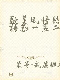 欧美风情丝袜的诱惑一区二区三区