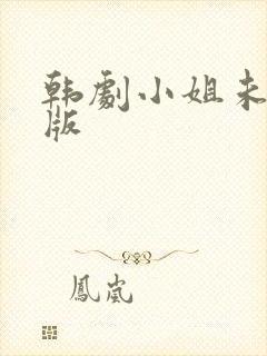 韩剧小姐未删减版