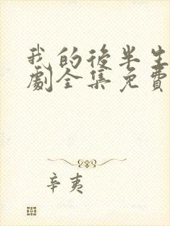 我的后半生电视剧全集免费播放高清封面