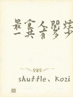 最食人间烟火色一共有多少集?