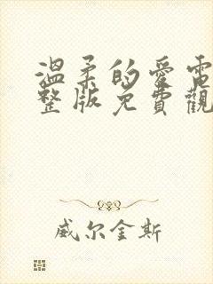 温柔的爱电影完整版免费观看