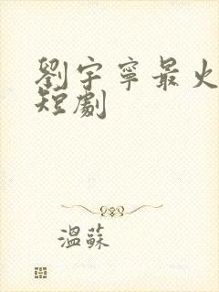 刘宇宁最火十部短剧