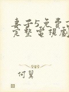 妻子5免费高清完整电视剧