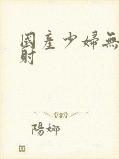 国产少妇无套内射