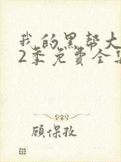 我的黑帮大佬第2季免费全集