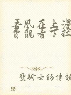 吾凰在上漫画免费观看下拉