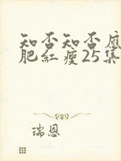 知否知否应是绿肥红瘦25集