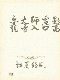 鲁大师电影在线观看入口高清封面