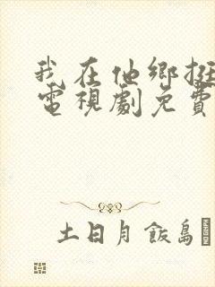 我在他乡挺好的电视剧免费播放