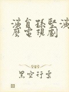 演员孙坚演过什么电视剧封面