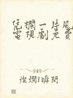 凭栏一片风云起电视剧免费观看全集