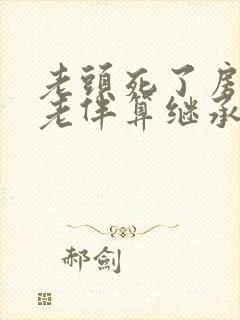 老头死了房子给老伴算继承吗