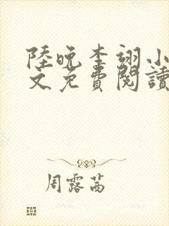 陆晚李翊小说全文免费阅读无弹窗