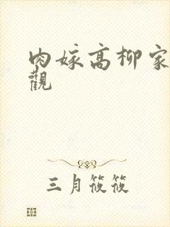 肉嫁高柳家免费观