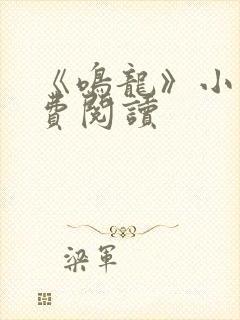 《鸣龙》小说免费阅读封面