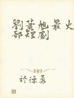 刘萧旭最火的十部短剧