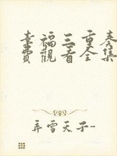 幸福三重奏1免费观看全集