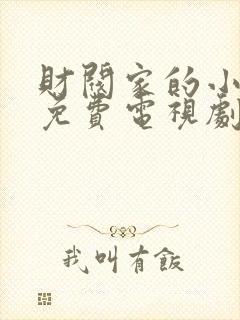 财阀家的小儿子免费电视剧