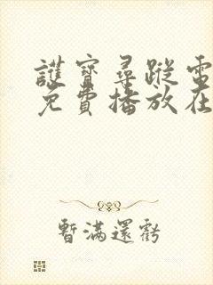 护宝寻踪电视剧免费播放在线观看17封面