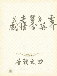 《老舅》电视剧剧情分集介绍